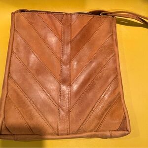 Hearth & Hand Tan Leather Bag